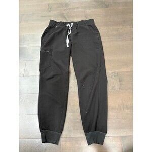 FIGS Technical Collection Black Scrub Pants